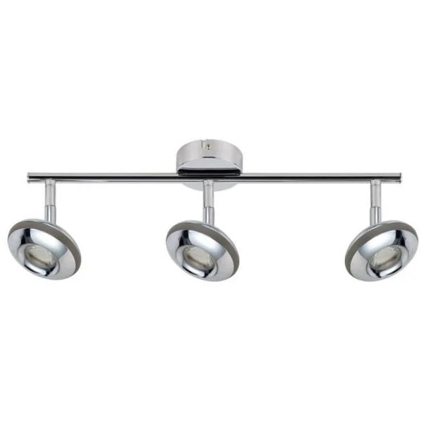 CANDELLUX 93-67623 SKIPPER LISTWA 3X6W LED COB GŁÓWKA OKRĄGŁA 1E Z PRZEGUBEM KD SYSTEM CHROM