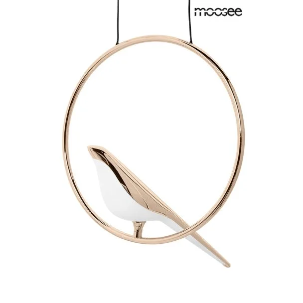 MOOSEE MSE010100295 MOOSEE lampa wisząca BIRD LINE złota