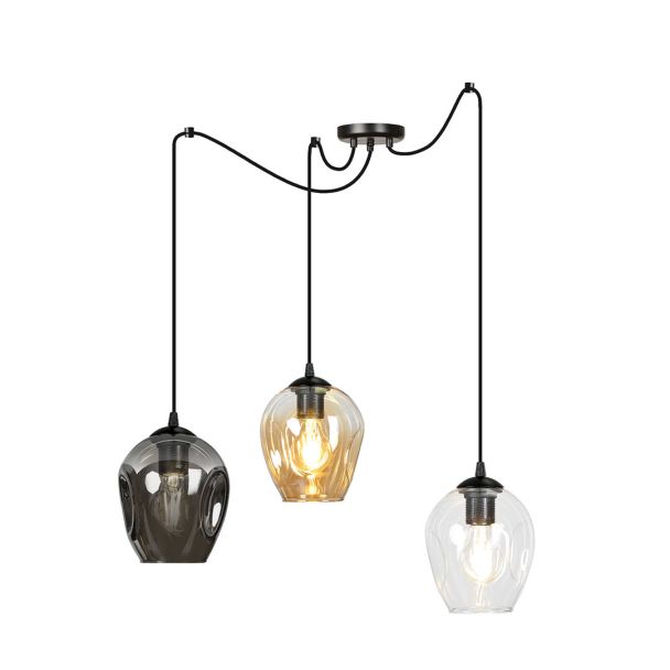EMIBIG 757/3 LAMPA WISZĄCA LEVEL 3 BL GRAFIT