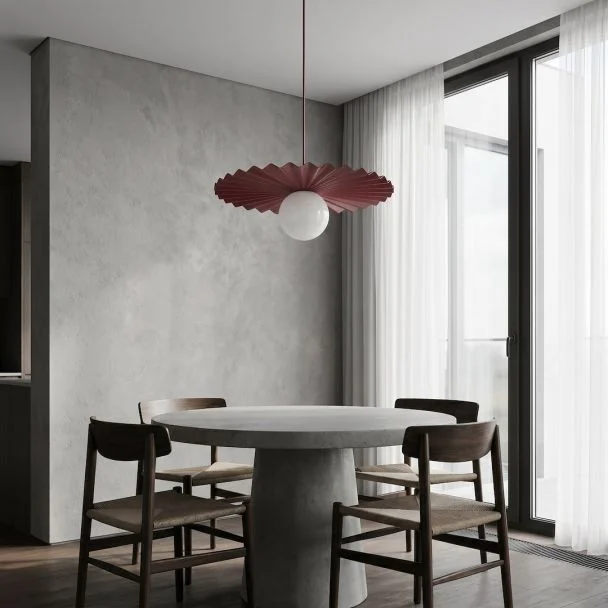 EMIBIG 1729/1 UMBRA 1 BURGUNDY Lampa wisząca