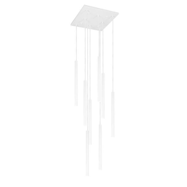 ANTIGO Lampa wisząca Yabu 8 - Biała (700 mm) 7577