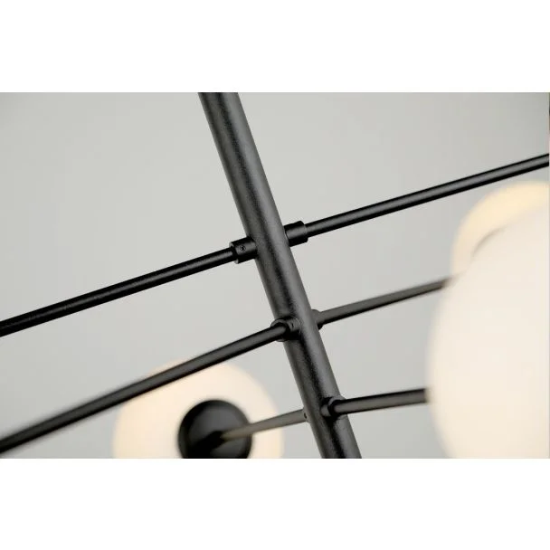 AZZARDO AZ4420 OVIEDO 6 BK/BK DECORATIVE PENDANT BLACK