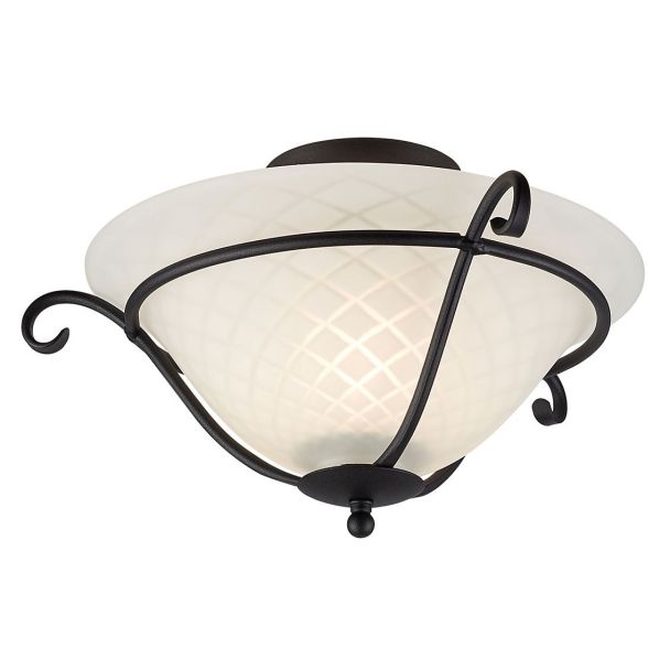 ELSTEAD TORCHIERE TCH/F BLACK Flush Mount