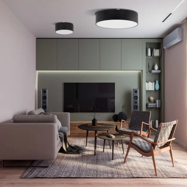 TK-LIGHTING 10988 LIVO BLACK L 4XE27 IP54