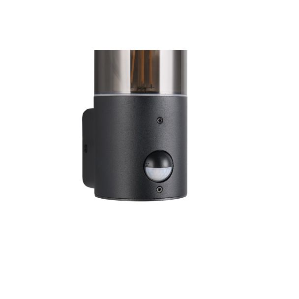 TRIO HOOSIC - CZUJNIK RUCHU 222260132 LAMPA ZEWNĘTRZNA ŚCIENNA czarny