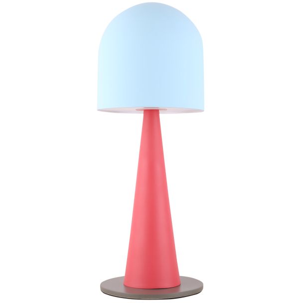 CANDELLUX 50501163 LAMPA STOŁOWA VISBY 1 NIEBIESKI CZERWONY
