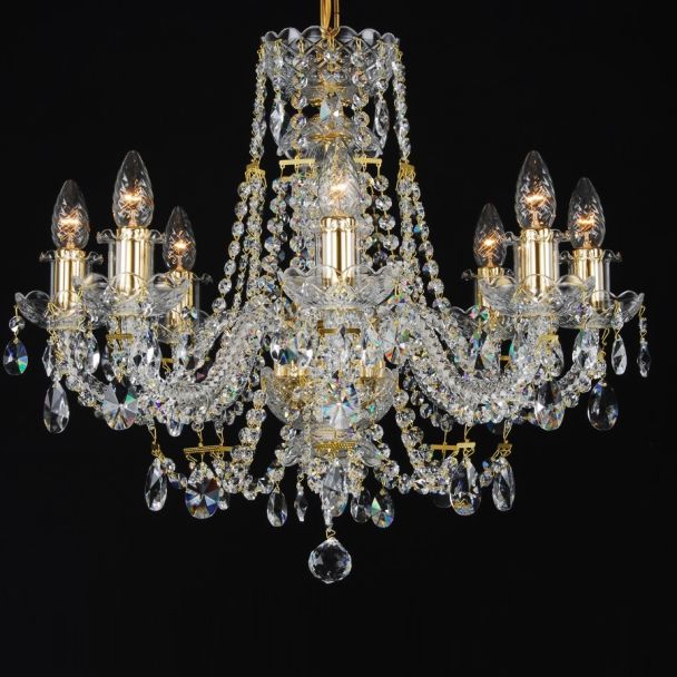 ECRYSTAL ZYR-08 Crystal-AG (gold tubes)