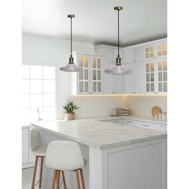CANDELLUX 50101273 LAMPA WISZĄCA GENEVA 1 BEZBARWNY