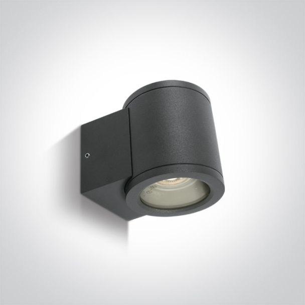 ONE LIGHT 67400A/AN Cosmo zewnętrzny cylinder ścienny antracyt 35W MR16 GU10