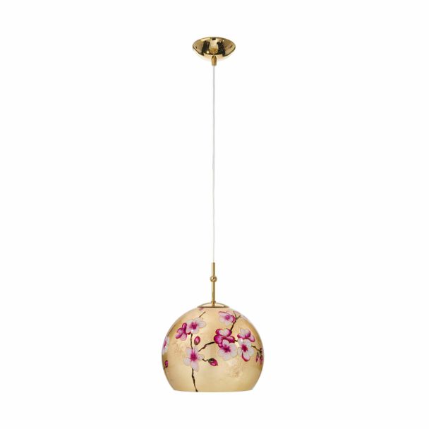 KOLARZ 0392.31S.3.PR.AU LUNA lampa wisząca złoto 24K