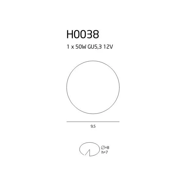 MAXLIGHT OPRAWA HALOGENOWA H0038