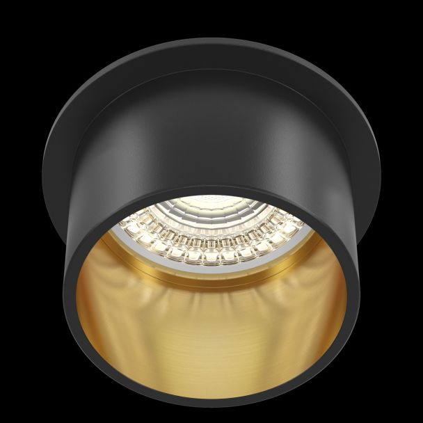 MAYTONI DL050-01GB Downlight Reif Downlight Black with Gold