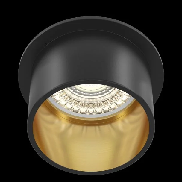 MAYTONI DL050-01GB Downlight Reif Downlight Black with Gold