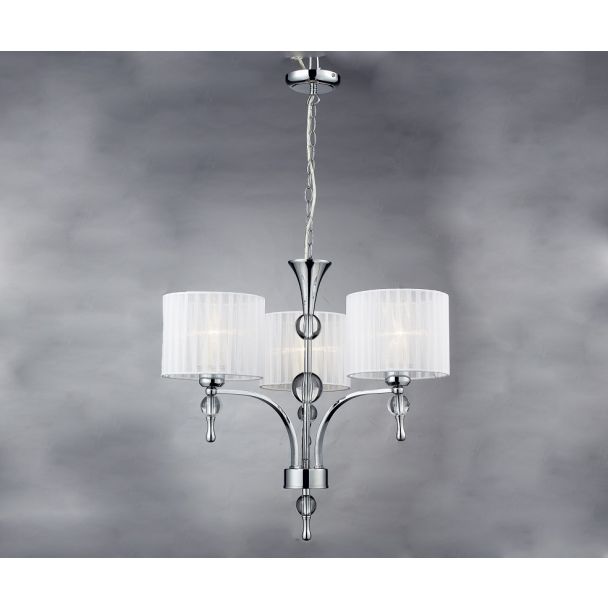 AZZARDO 1976-3P-WH / AZ1006 Impress 3 (white) Żyrandol