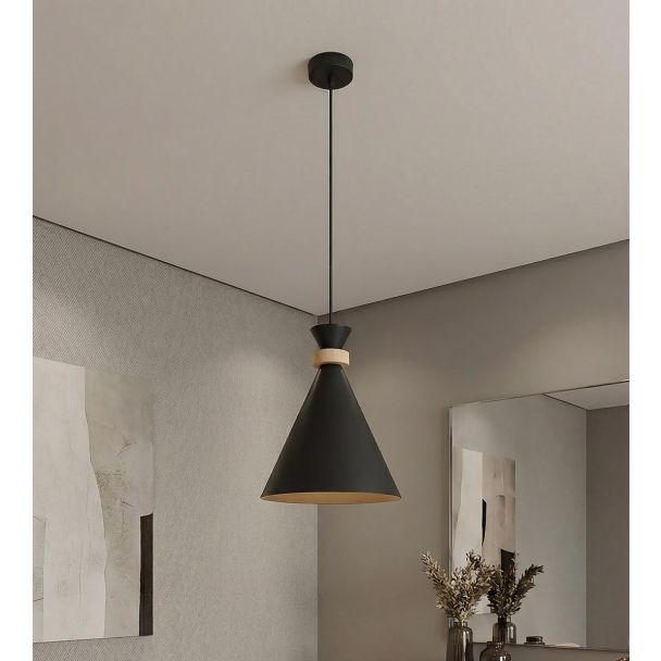 EMIBIG 1682/1 ZERO 1 BLACK LAMPA WISZĄCA