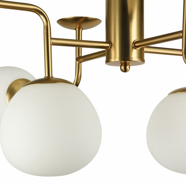 MAYTONI MOD221-PL-08-G Modern Erich Chandelier Brass