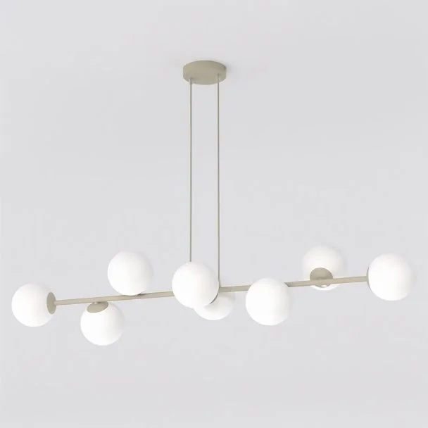EMIBIG 1640/8 MAGNUS 8 MOKKA OPAL LAMPA WISZĄCA