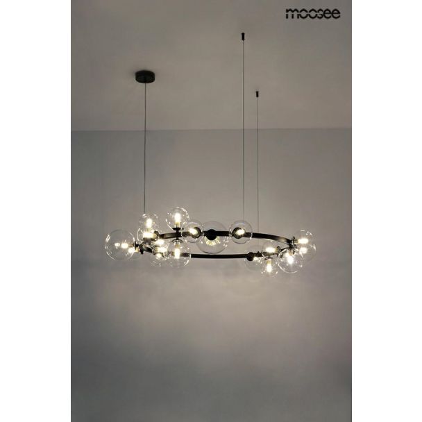 Moosee MSE010100284 Lampa wisząca ALURE 120 czarna