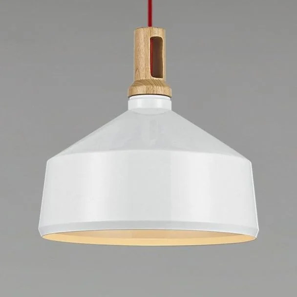 Step into Design ST-5097A Lampa wisząca NORDIC WOODY biało drewniana 35 cm