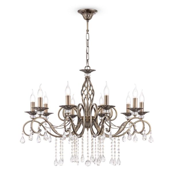 MAYTONI RC247-PL-10-R Royal Classic Grace Chandelier Brass