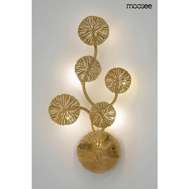 MOOSEE MSE1501100179 lampa ścienna LIRIO 6 złota