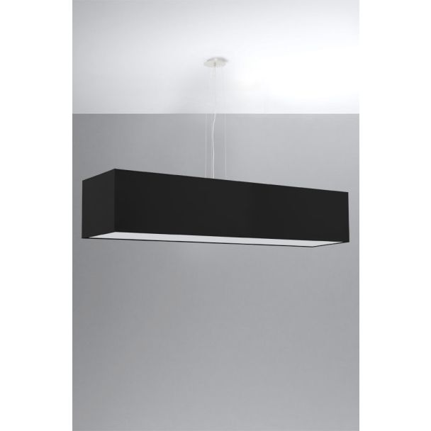WYPRZEDAŻ SOLLUX SL.0782 Żyrandol SANTA 120 czarny