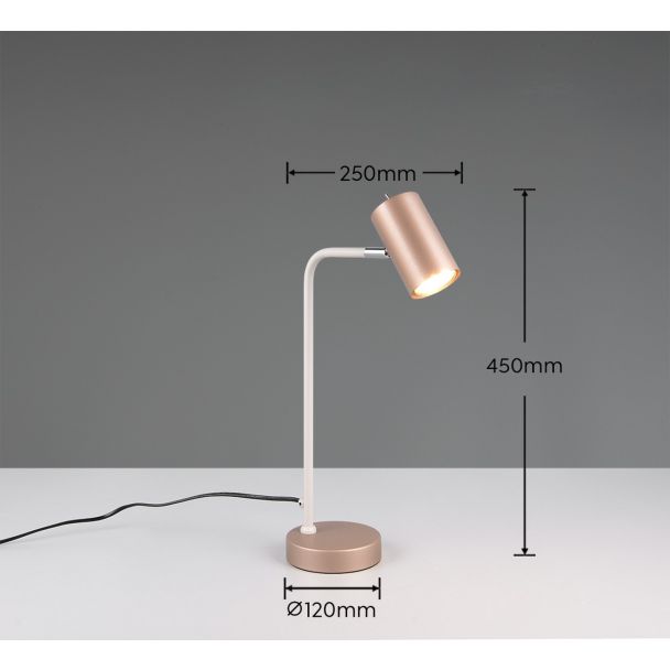 TRIO MARLEY 512400165 lampa stołowa