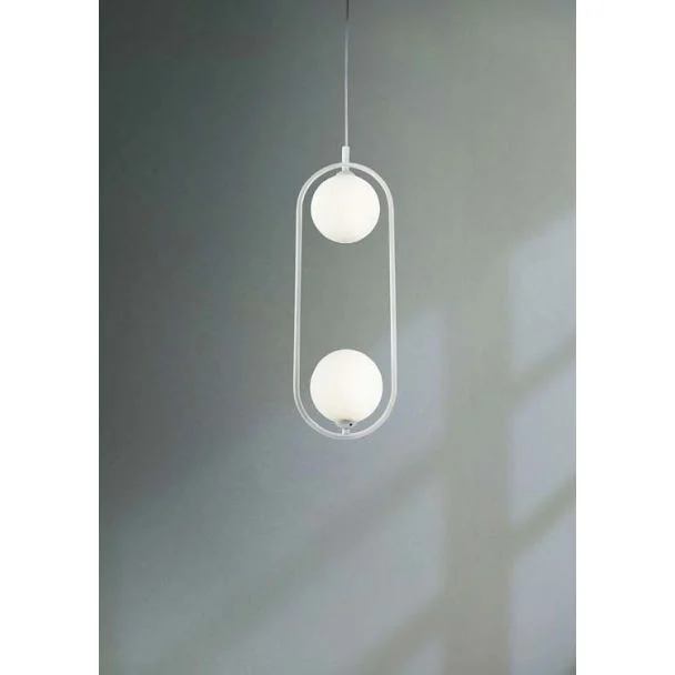 MAYTONI MOD013PL-02W Modern Ring Pendant Lamp White