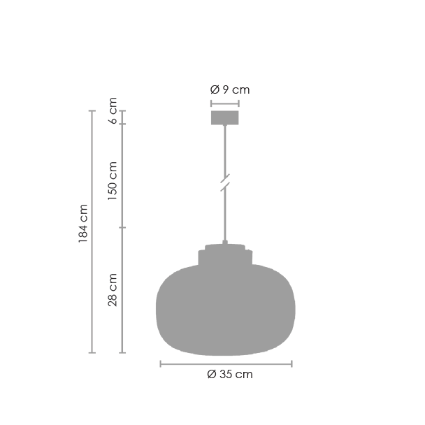 Step into Design 9969P/B white Lampa wisząca BOOM LED biało miedziana 35 cm