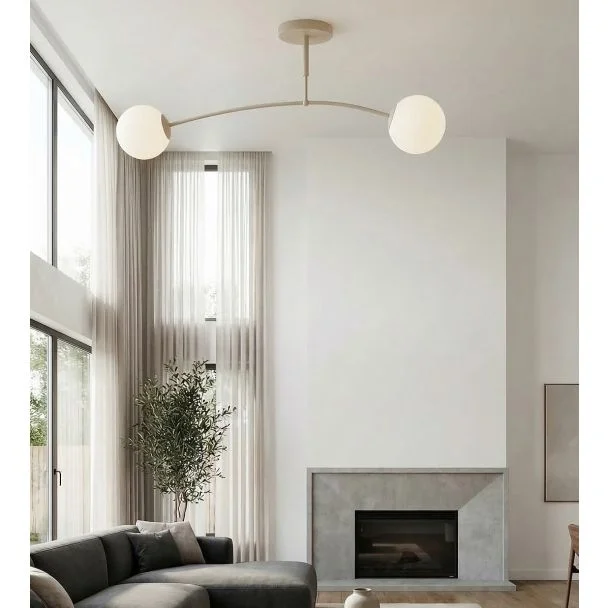 EMIBIG 1685/2 PREGOS 2 MOKKA OPAL LAMPA SUFITOWA