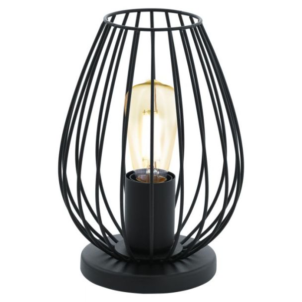 WYPRZEDAŻ EGLO 49481 LAMPA NEWTOWN OPRAWA STOŁOWA TL/1 E27 SCHWARZ NEWTOWN