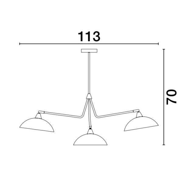 LUCES EXCLUSIVAS LE43709 BAMORE lampa wisząca