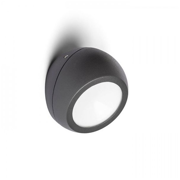 RENDL R13502 SIV natynkowa antracyt 230V LED 6W 120° IP54 3000K
