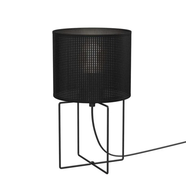 LUMINEX 5299 lampka gab. Loft shade black, shade dia 180, h 150 black 1xE27