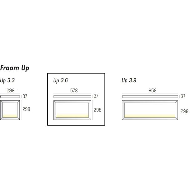 LABRA 3.1365 FRAAM UP Gen.2 3.6 NT Diffused Switch/DALI