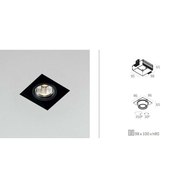 LABRA 4.1850 MULTIVA EVO 60.1 Trimless - wkład LED 6.5W On-Off