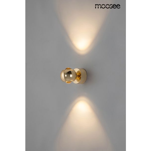 MOOSEE MSE1501100310 lampa ścienna EOS złoty