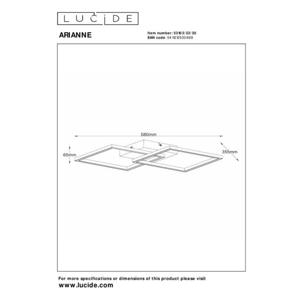 LUCIDE ARIANNE 53103/22/30 lampa sufitowa
