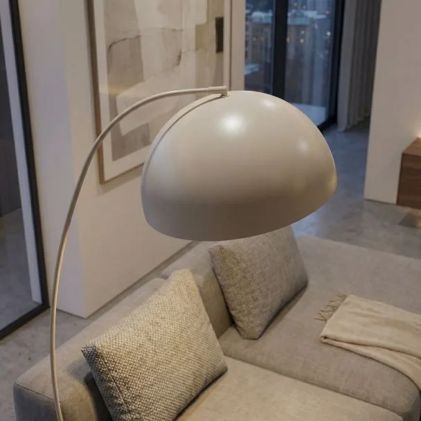 EMIBIG 1696/LP1 ARCOS LP1 MOKKA Lampa podłogowa
