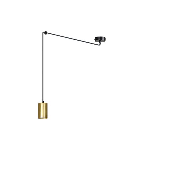 EMIBIG 526/1 LAMPA WISZĄCA TRAKER 1 BL/GOLD