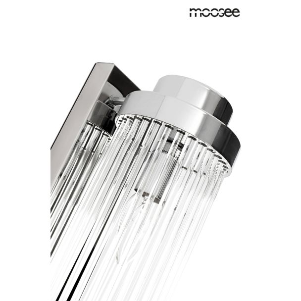 MOOSEE MSE010100360 MOOSEE lampa ścienna COLUMN 40 srebrna