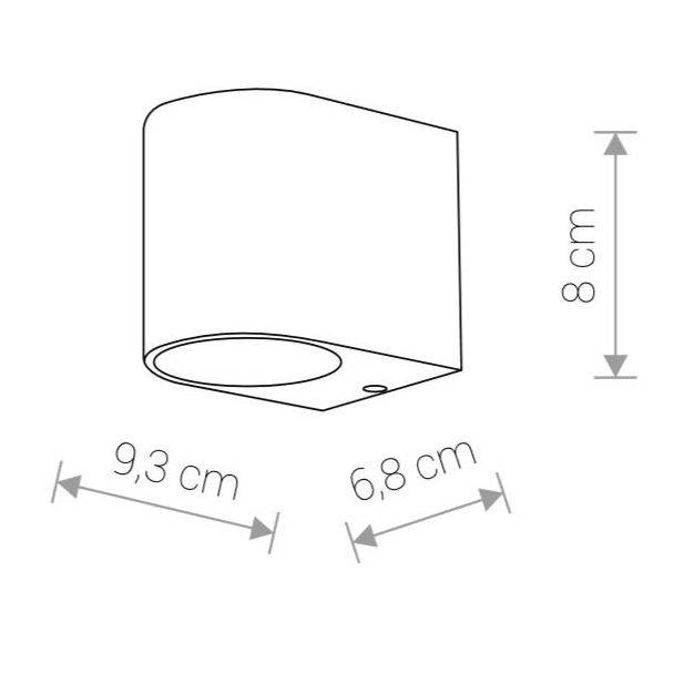 NOWODVORSKI NICO 9518 lampa zewnętrzna ścienna natynkowa