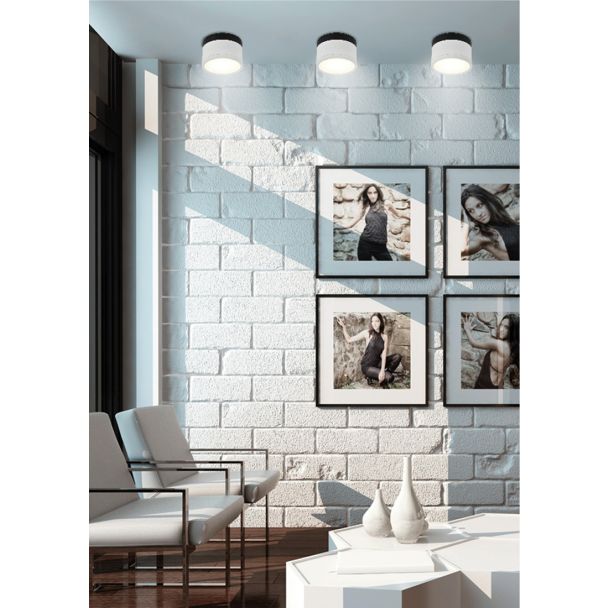 CANDELLUX 2273631 LAMPA SUFITOWA TUBA 9W LED 4000K BIAŁY+CZARNY ŚR. 8,8 CM