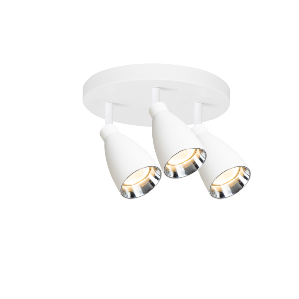LIGHT PRESTIGE LP-3103/3C WH Campana 3 plafon biały 3xGU10