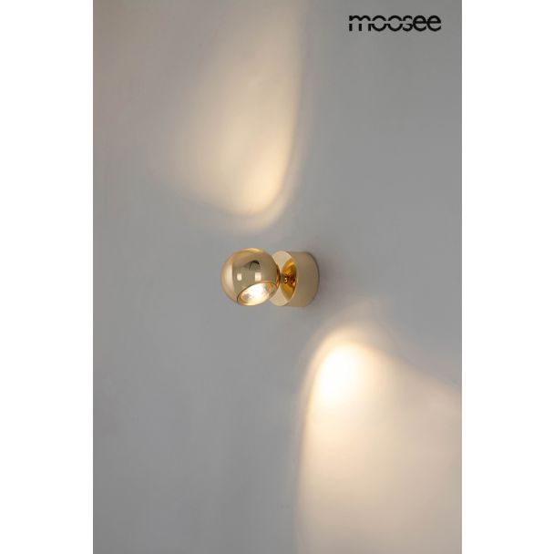 MOOSEE MSE1501100310 lampa ścienna EOS złoty