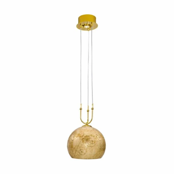 KOLARZ 0392.31+1M.3.ME.AU LUNA lampa wisząca złoto 24K