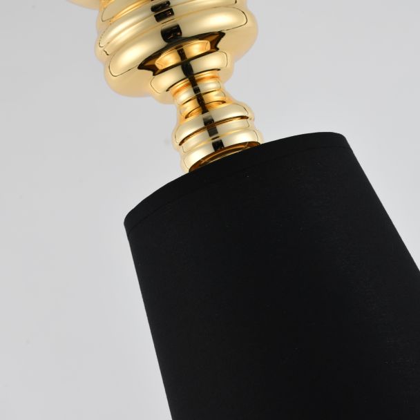 Step into design MP-8846-18 black gold Lampa wisząca QUEEN-1 złoto czarna 18 cm