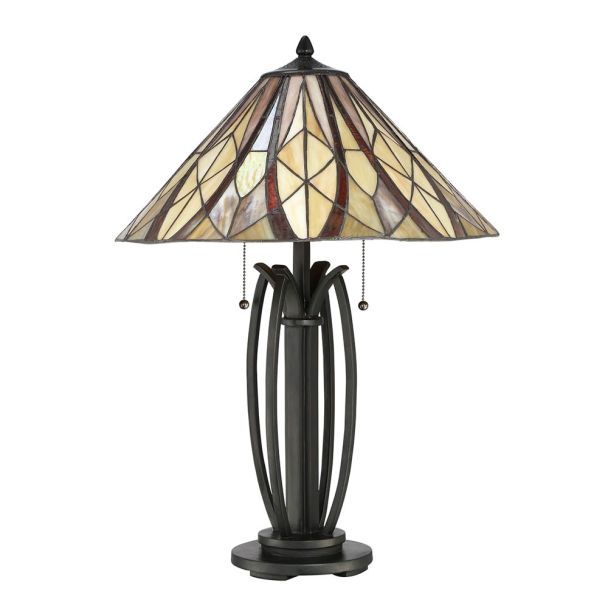 ELSTEAD Victory QZ-VICTORY-TL Tiffany Table Lamp