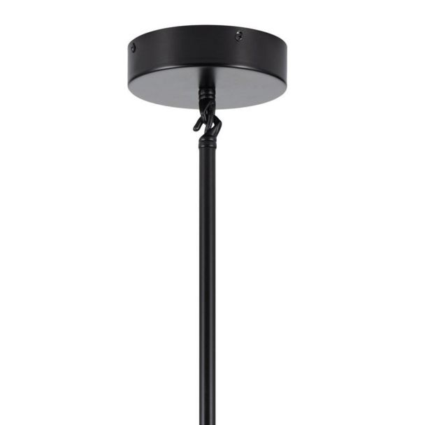 Step into Design ST-1232-6 TRANSPARENT Lampa wisząca MODERN ORCHID-6 transparentno czarna 130 cm