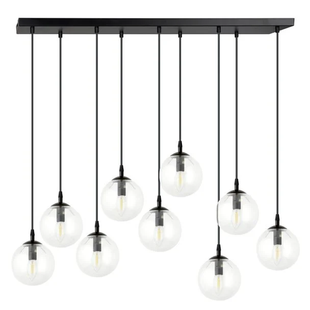 EMIBIG 711/9 LAMPA WISZĄCA COSMO 9 BL TRANSPARENT